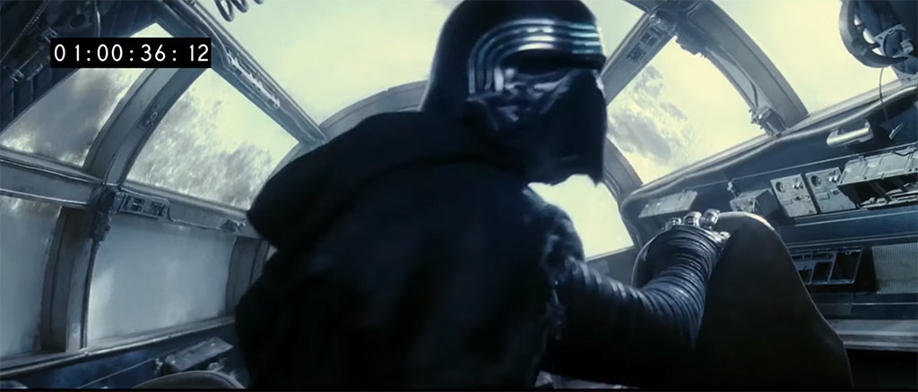 Adam Driver, Kylo Ren, Star Wars: The Force Awakens, Deleted Scene Adam Driver, Kylo Ren, Star Wars: The Force Awakens, Deleted Scene